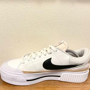 NIKE W COURT LEGACY LIFT ナイキ コート レガシー リフト ホワイト レディース DM7590-100 ローカットスニーカー 25cm 美品の画像5