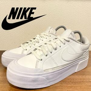 NIKE W COURT LEGACY LIFT ナイキ コート レガシー リフト ホワイト レディース DM7590-101 ローカットスニーカー 23cm