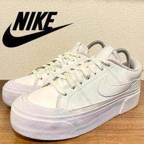 NIKE W COURT LEGACY LIFT ナイキ コート レガシー リフト ホワイト レディース DM7590-101 ローカットスニーカー 23cmの画像1