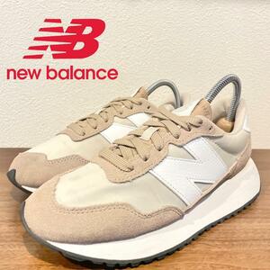 NEW BALANCE WS237YB New balance lady's Brown low cut sneakers 23cm