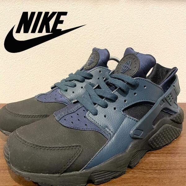 NIKE AIR HUARACHE RUN PRM ナイキ エア ハラチ ラン プレミアム ネイビー 704830-004 メンズ ローカットスニーカー 28cm