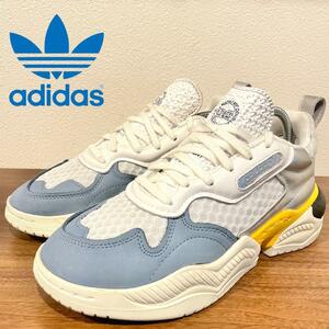 adidas Supercourt RX Crystal White アディダス スーパーコート ホワイト レディース FV3700 ローカットスニーカー 美品 23.5cm