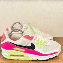 NIKE WMNS AIR MAX 90 ナイキ エア マックス 90 ホワイトマルチ レディース CT1030-100 ローカットスニーカー 24.5cm_画像3