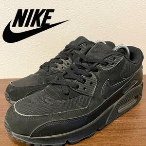 NIKE AIR MAX 90 ESSENTIAL ナイキ エア マックス 90 ブラック メンズ 537384-090 ローカットスニーカー 25.5cm