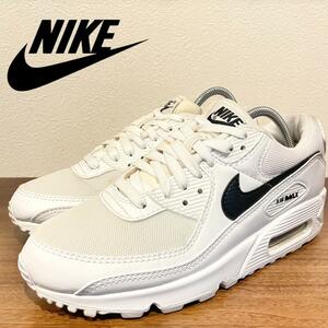 NIKE WMNS AIR MAX 90 ナイキ エア マックス 90 ホワイト ブラック レディース DH8010-101 ローカットスニーカー 24cm