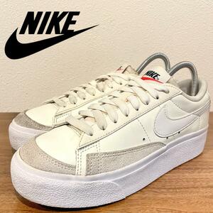 NIKE W BLAZER LOW PLATFORM ナイキ ブレーザー ロー プラットフォーム レディース DJ0292-108 ローカットスニーカー 22.5cm