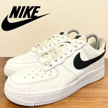 NIKE WMNS AIR FORCE 1 '07 WHITE BLACK ナイキ エア フォース ワン ホワイトブラック DD8959-103 レディース ローカットスニーカー 23.5cm_画像1