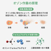 オゾン消毒機 脱臭機 オゾン発生器 ミニ空気清浄機 小型 99.9%殺菌 消毒 食物鮮度保持 2モード稼働 USB充電 省エネ静音 コンパクト_画像5