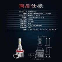 ＃5DMT【2個セット】BMW イカリング 交換LEDバルブ H8/H11 CSPチップ搭載 純白色_画像5