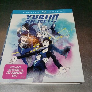 海外版ユーリ!!! on ICE　Yuri on Ice: Complete Series [DVD] 1話～12話　Import　輸入　北米版 ケース無し。DVDのみ。