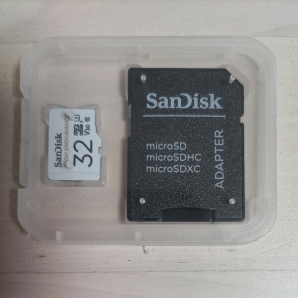 #トヨタ純正ドライブレコーダー #DRT-H64A用 #microSD #32GB #SanDisk #HIGH_ENDUR