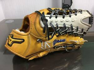 MIZUNO Mizuno glove glove .... actual use main . Yakult swallow z baseball Koshien Pro high school out . hand not for sale Tokyo god ... hardball 