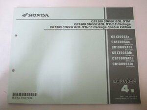 CB1300SB パーツリスト 4版 ホンダ 正規 中古 バイク 整備書 SC54 SC54E CB1300SUPERBOLD’OR EPACKAGE EPACKAGESPECIALEDITION CB1300SAE