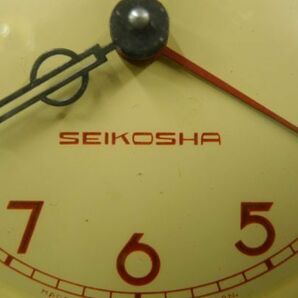 O1264 SEIKOSHA 精工舎 ゼンマイ式目覚まし時計 置き時計 アンティーク 昭和レトロ /60の画像5