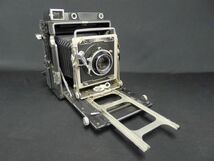 O1014 グラフレックス 【Graflex Speed Graphic】 レンズ【FUJINON WSF63/150】蛇腹式中版カメラ※シャッター動作確認済/80_画像1