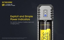 NITECORE UI1 リチウムバッテリー 充電器【新品】RCR123 16340 18650 14500 18650 21700 22650 26650 keeppower fenix ナイトコア_画像5