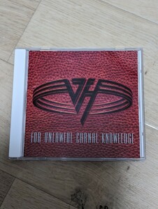 VAN HALEN　　/　　FOR UNLAWFUL CARNAL KNOWLEDGE　　 　日本盤　　ジャケ、日本語解説 経年の汚れあり　ヴァン・ヘイレン　FUCK CD