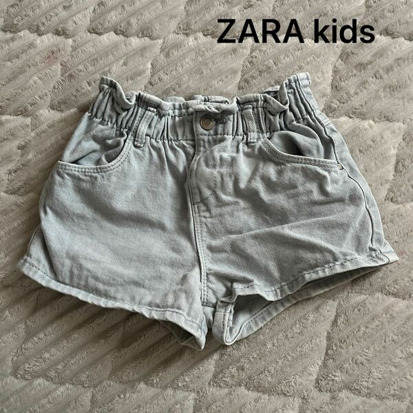 ZARA デニムショートパンツ　2〜3歳 ショートパンツ デニムショートパンツ 女の子　子ども