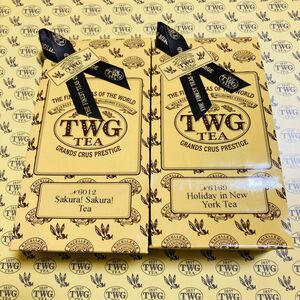 TWG【セット】ホリデイインニューヨーク ＋サクラ!サクラ!ティー 各50g