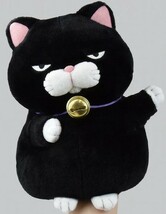 新品xx★★ひげまんじゅうハンドパペット 黒豆 702326（ネコ、ねこ、キャット、人形、玩具、おもちゃ、ぬいぐるみ、キャラクターグッズ_画像3