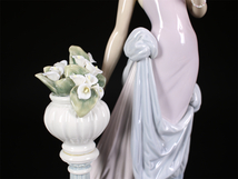 CE580 LLADRO 【リヤドロ】 磁器人形 美少女 置物 高37㎝／首腕修復品！ｚｎ_画像8