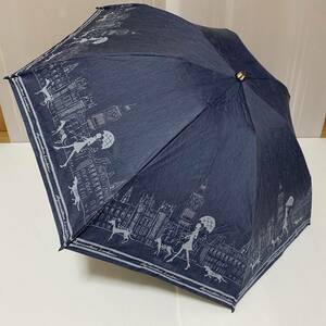 う240384　Aquascutum　アクアスキュータム　折りたたみ傘　晴雨兼用　雨傘　日傘　サマーシールド