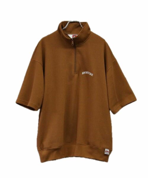 BEN DAVIS 半袖 1/4ZIP TRAINEE TOP 