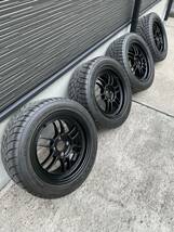 ほぼ新品セットエンケイ ENKEI RPF1 15x7.0J (7J) +35 (ET35) 4穴 PCD 100 (マットブラック)_画像1