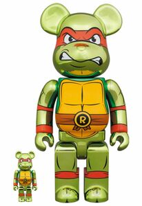 BE@RBRICK RAPHAEL CHROME Ver. 100％ 400％