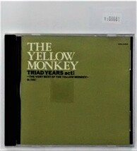 万1 08681 TRIAD YEARS actI〜THE VERY BEST OF THE YELLOW MONKEY / THE YELLOW MONKEY [CD] ※歌詞カードにシミ・色褪せあり_画像1