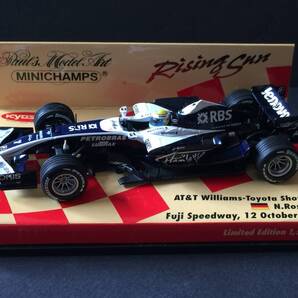 ミニチャンプス 1/43 AT&T ウイリアムス トヨタ ショーカー Fuji Speedway 12 October 2008 ニコ・ロズベルグ