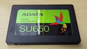 ADATA 2.5インチ SATA 6Gbps Ultimate SSD SU650 960GB ASU650SS-960GT【中古】