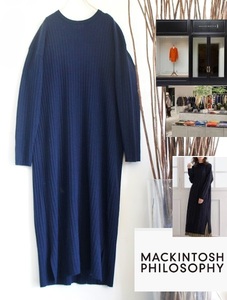 MACKINTOSH PHILOSOPHY/マッキントッシュフィロソフィーマキシロングニットワンピース