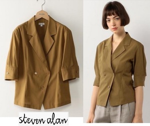 美品/＜Steven Alan＞スティーブンアラン/TC VOILE TAILORED COLLAR SHIRT/シャツ ¥19,800