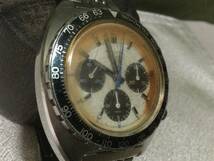 【希少】ホイヤー Heuer オータ ヴィア 73663 ◆ シフェールカラー◆パンダ ダイヤル・メンズ・ジャンク・レア_画像2