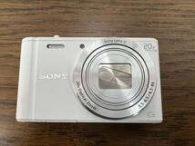 【通電確認】SONY ソニー デジタルカメラ Cyber-shot☆18.2MEGA PIXELS DSC-WX350 ジャンク 中古品 ホワイトボディ◆管No3527_画像1