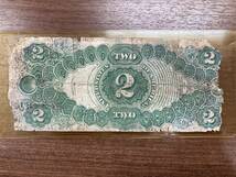 アメリカ 2ドル 紙幣 旧札 1917年 50セント 銀貨 ケネディ 1964年 12.4g 古銭　コレクター　コレクション　管3677_画像3