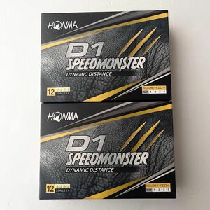 本間ゴルフ D1 ゴルフボール 3ピース 24個入り スピードモンスター イエローHONMA SPEED MONSTER 