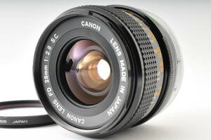 Canon キャノン FD 28mm f2.8 s.c. sc Wide Angle MF Lens #303C