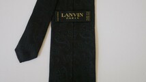 未使用に近い【LANVIN ランバン】USED ブランドネクタイ/m34-2GG5-1-5_画像3