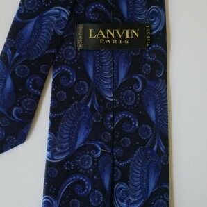 未使用に近い【LANVIN ランバン】USED ブランドネクタイ/m34-2GG5-26-30の画像3