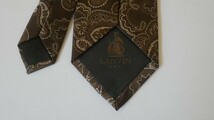 美品【LANVIN ランバン】USED ブランドネクタイ/m34-2GG3-1-5_画像4