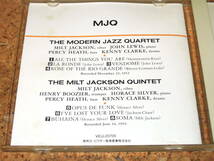 THE MODERN JAZZ QUARTET / MILT JACKSON QUINTET 日本盤 CD MJQ M.J.Q. モダン・ジャズ・カルテット ミルト・ジャクソン・クインテット_画像4