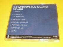 THE MODERN JAZZ QUARTET モダン・ジャズ・カルテット 日本盤 CD ジャンゴ DJANGO UCCO-9005 MJQ M.J.Q. ミルト・ジャクソン _画像2