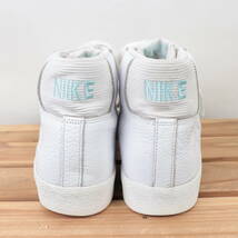 z1228 ナイキ SB ズーム ブレーザーミッド US9.5 27.5cm/白 ホワイト グリーン NIKE SB ZOOM BLAZER MID PREMIUM メンズ スニーカー 中古_画像5