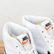 z948 ナイキ ブレーザー ミッド US8.5 26.5cm/白 ホワイト 黒 ブラック NIKE BLAZER MID 77 VNTG ブレザー メンズ スニーカー 中古_画像7