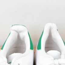z1027 アディダス スタンスミス US9 1/2 27.5cm/白 ホワイト 緑 グリーン adidas STAN SMITH メンズ スニーカー 中古_画像8