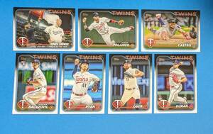 【ミネソタ・ツインズ、ベース12枚】2024 Topps Series 1 - Minnesota Twins