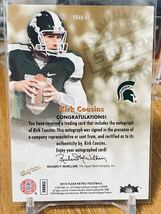 NFL Kirk Cousins 2012 Fleer Retro Autographics 1998 #98KC Kirk Cousins QB_画像2