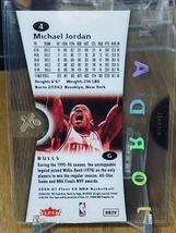 NBA Michel Jordan 2006-07 E-X #4 Michael Jordan / Chicago Bulls _画像3